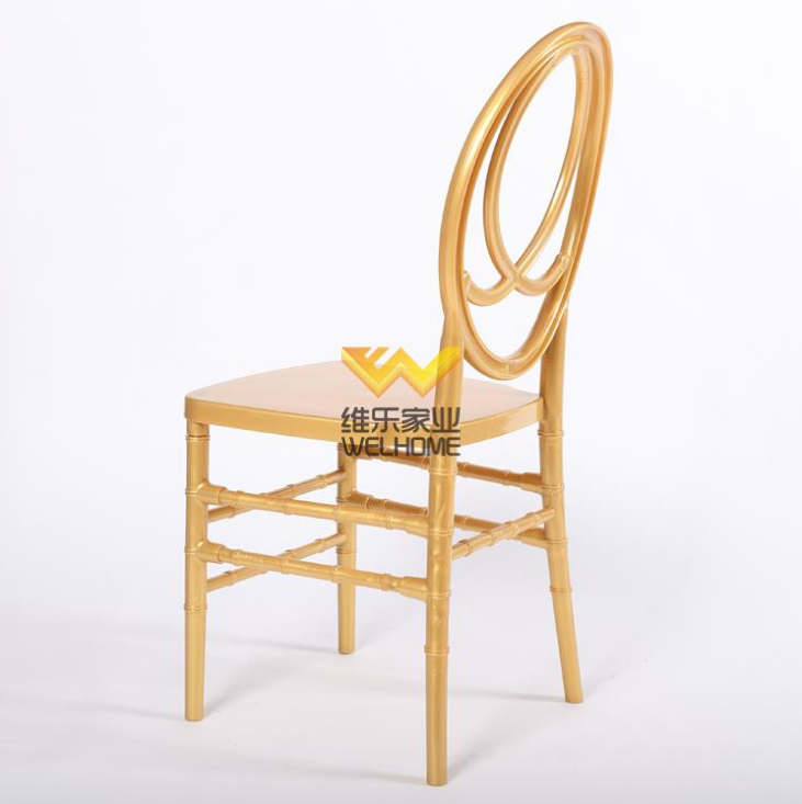 Hotsale solid beech wood gold phoenix chair for wedding